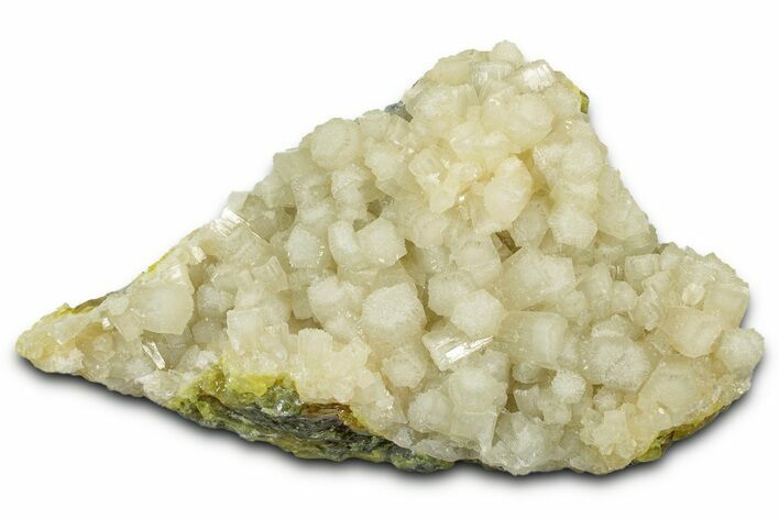 Highly Fluorescent Aragonite Crystals on Sulfur - Italy #351795